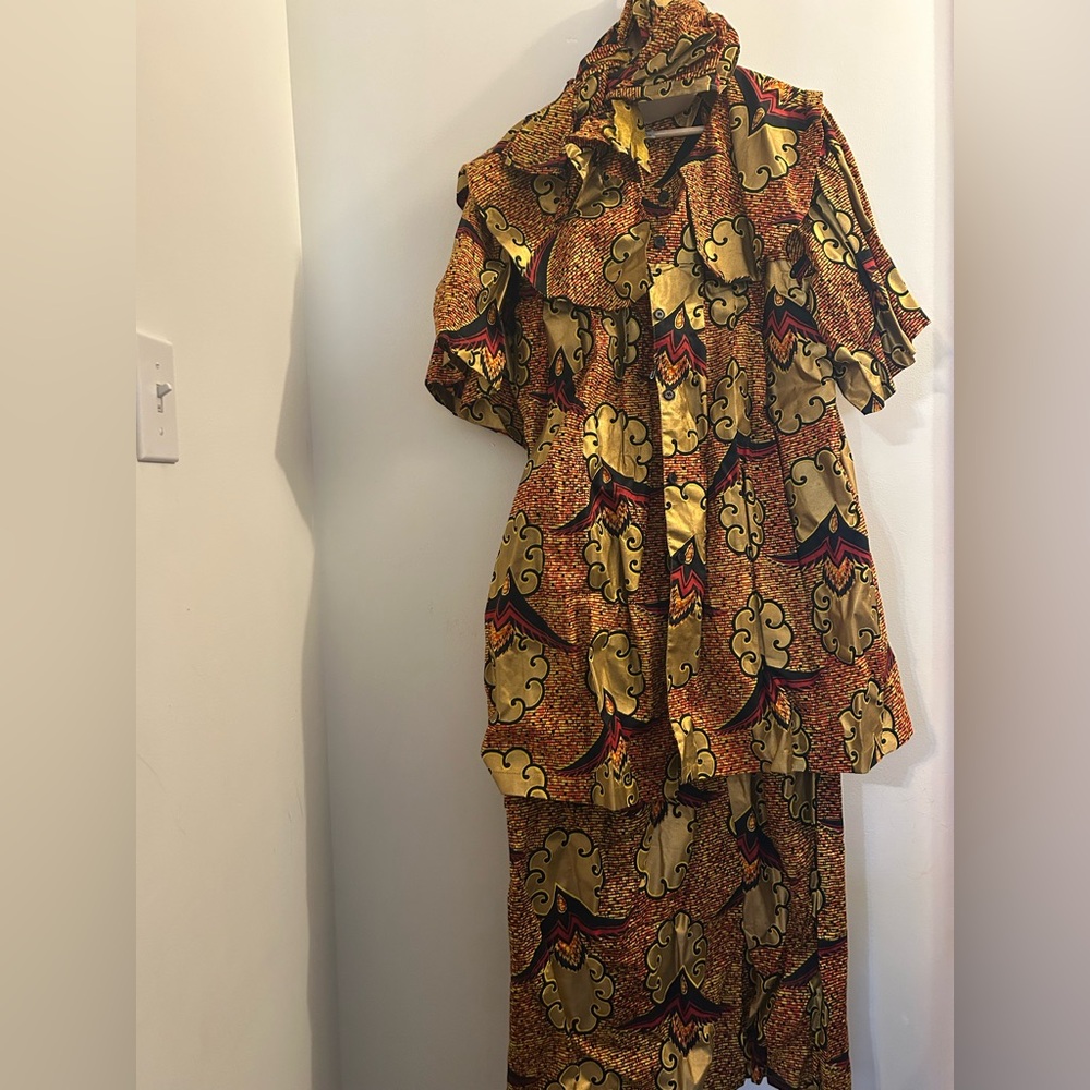 90‘ African print / Ankara set African  wax print stylish set